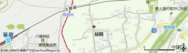 徳島県三好郡東みよし町昼間2852周辺の地図