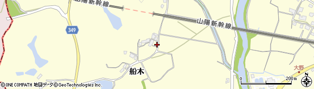山口県宇部市船木1911周辺の地図