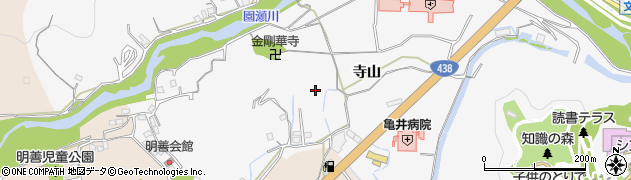 徳島県徳島市八万町寺山周辺の地図