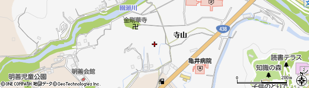 徳島県徳島市八万町（寺山）周辺の地図