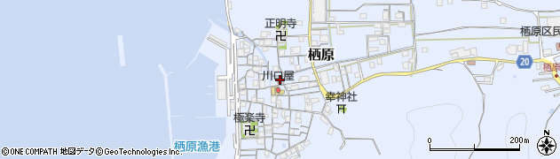 湯浅町立公民館・集会場栖原公民館周辺の地図