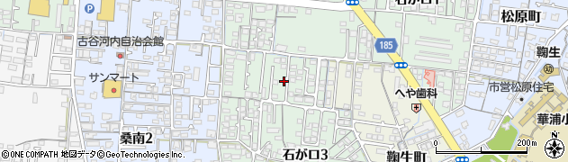 山口県防府市石が口周辺の地図