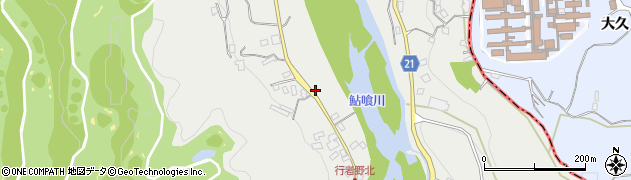 徳島県神山町（名西郡）阿野（歯ノ辻）周辺の地図
