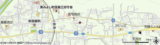 徳島県三好郡東みよし町昼間3216周辺の地図