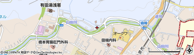 湯浅町立公民館・集会場方津戸集会所周辺の地図