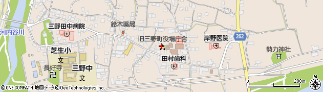 三好市役所　三野支所周辺の地図
