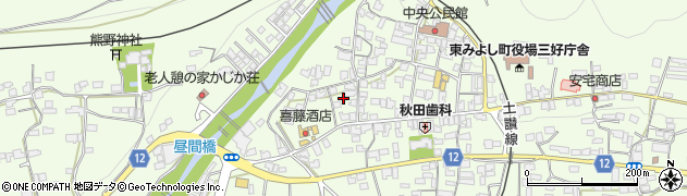 徳島県三好郡東みよし町昼間3745周辺の地図