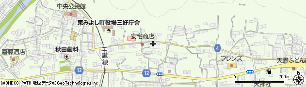 徳島県三好郡東みよし町昼間3210周辺の地図