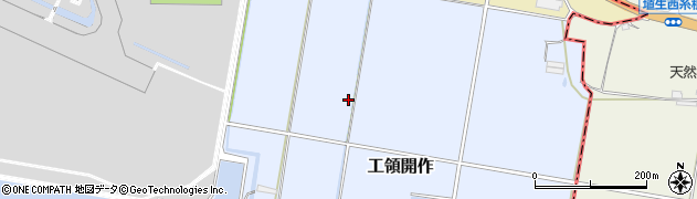 山口県下関市工領開作周辺の地図