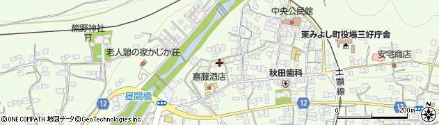 徳島県三好郡東みよし町昼間3757周辺の地図