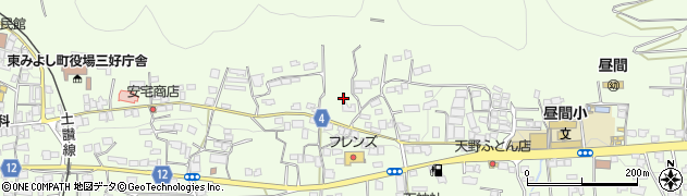 徳島県三好郡東みよし町昼間3544周辺の地図