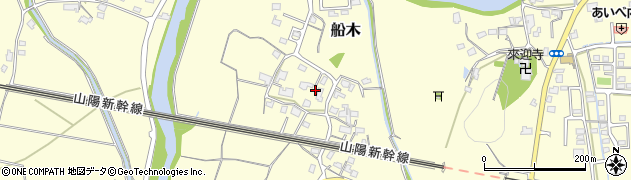 山口県宇部市船木1693周辺の地図