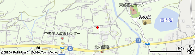 徳島県三好郡東みよし町昼間800周辺の地図
