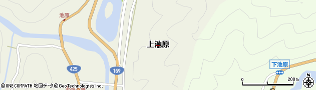 奈良県下北山村（吉野郡）上池原周辺の地図