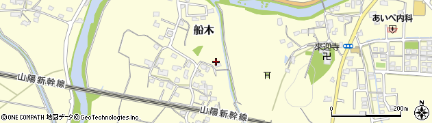 山口県宇部市船木1629周辺の地図
