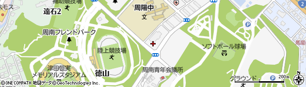 山口合同ガス株式会社　徳山支店周辺の地図