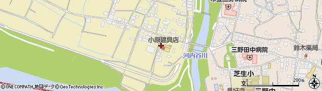 徳島県三好市三野町太刀野32周辺の地図