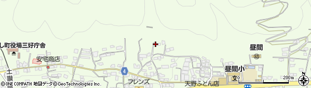 徳島県三好郡東みよし町昼間1843周辺の地図