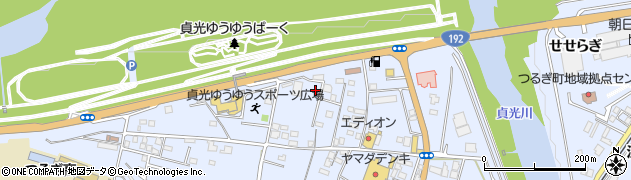 徳島県つるぎ町（美馬郡）貞光（大須賀）周辺の地図