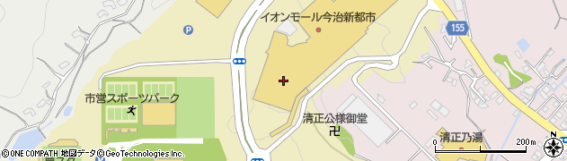 イオンシネマ今治新都市周辺の地図
