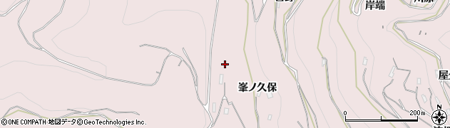 徳島県三好市池田町西山峯ノ久保2875周辺の地図