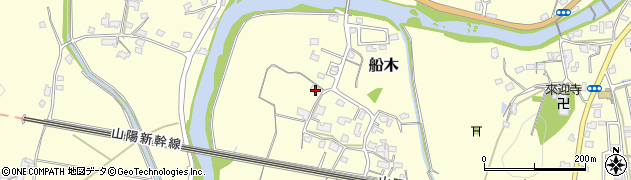 山口県宇部市船木1707周辺の地図