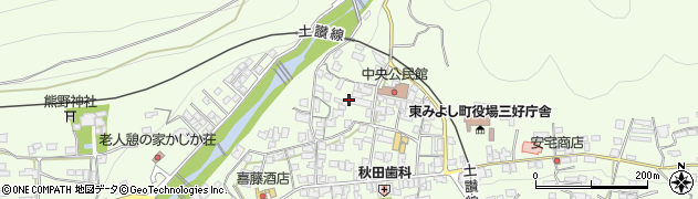 徳島県三好郡東みよし町昼間3713周辺の地図