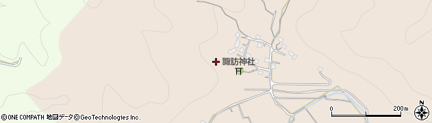 徳島県徳島市上八万町北山周辺の地図