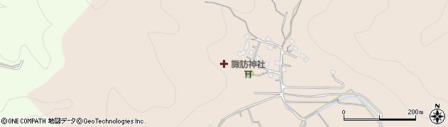 徳島県徳島市上八万町（北山）周辺の地図