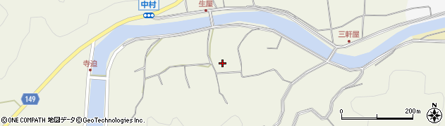 山口県岩国市由宇町（中村）周辺の地図