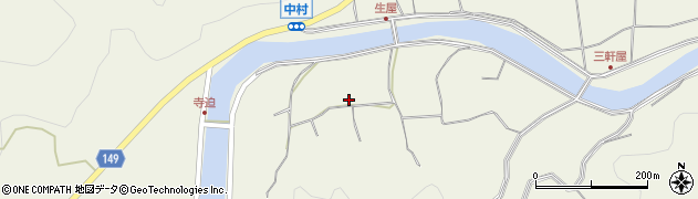 山口県岩国市由宇町中村4129周辺の地図