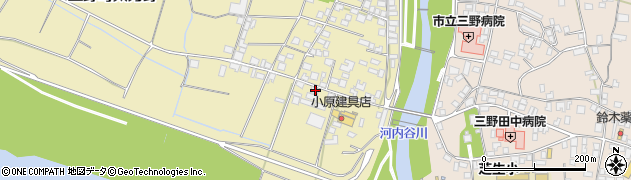 徳島県三好市三野町太刀野25周辺の地図