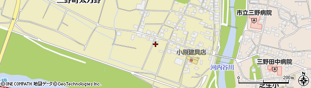 徳島県三好市三野町太刀野60周辺の地図
