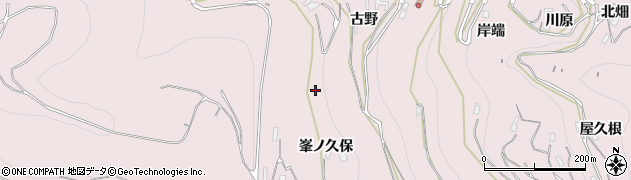 徳島県三好市池田町西山峯ノ久保2851周辺の地図