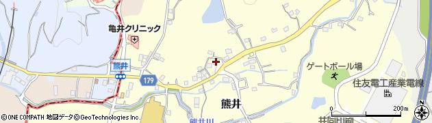 和歌山県有田郡有田川町熊井242周辺の地図