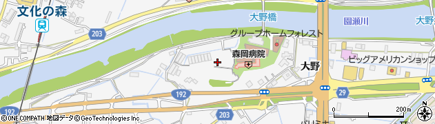 徳島県徳島市八万町（大野）周辺の地図