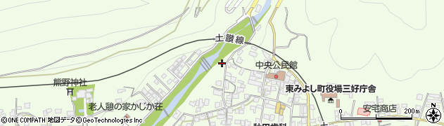 徳島県三好郡東みよし町昼間3026周辺の地図