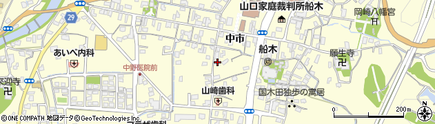 山口県宇部市船木742周辺の地図