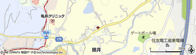和歌山県有田郡有田川町熊井205周辺の地図