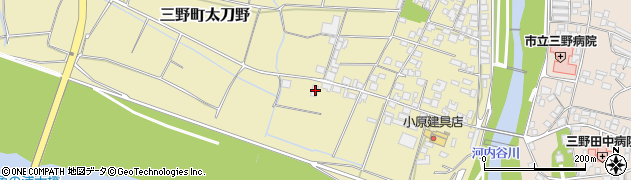 徳島県三好市三野町太刀野358周辺の地図