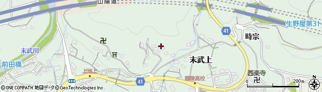 山口県下松市末武上（浴）周辺の地図