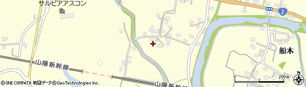 山口県宇部市船木1984周辺の地図