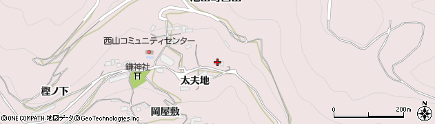 徳島県三好市池田町西山太夫地3457周辺の地図