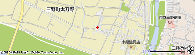 三好東部霊柩車周辺の地図