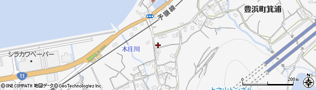香川県観音寺市豊浜町箕浦436周辺の地図