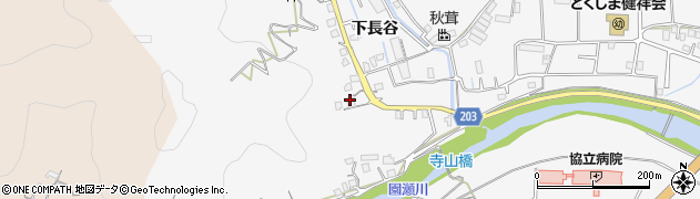 徳島県徳島市八万町下長谷65周辺の地図