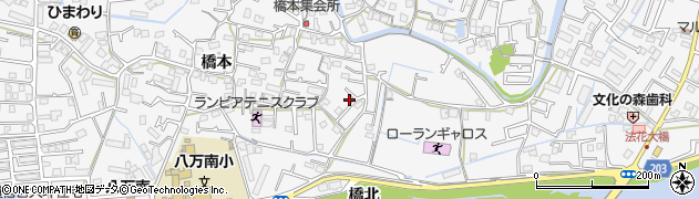 徳島県徳島市八万町（橋本）周辺の地図