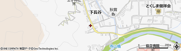 徳島県徳島市八万町下長谷67周辺の地図