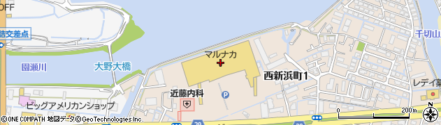 ダイソーマルナカ徳島店周辺の地図