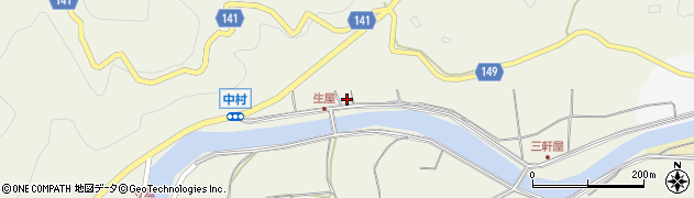 山口県岩国市由宇町中村4443周辺の地図